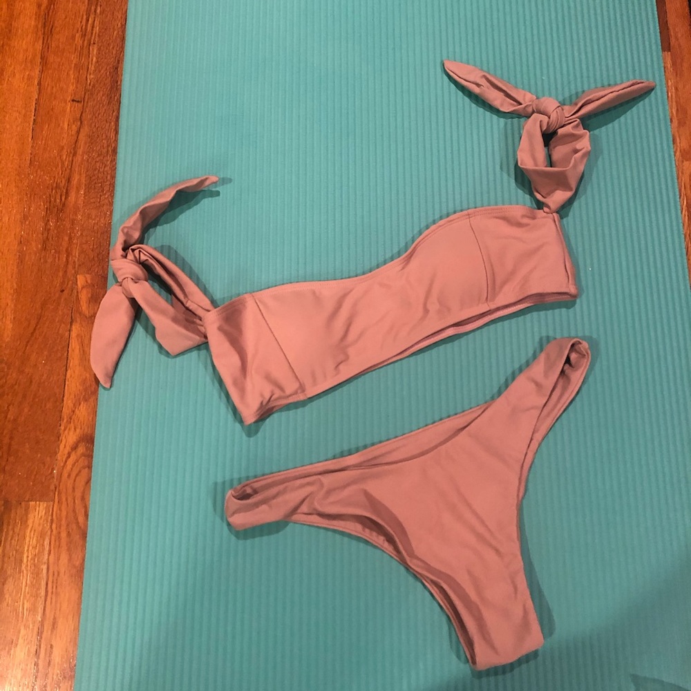 Off Shoulder Bandeau Swimsuit